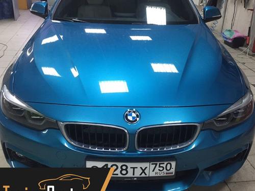 Тонировка задней полусферы BMW GT4 пленкой LLumar 15%
