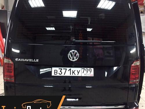 Оклейка антигравийной полиуретановой плёнкой VW Multivan